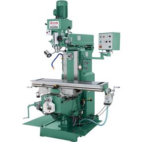 12" x 51" 3-Phase Horizontal / Vertical Milling Machine
