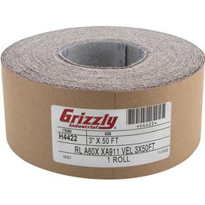 3" x 50' Sanding Roll A60 H&L