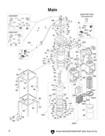 Part Diagram for G0442HEP