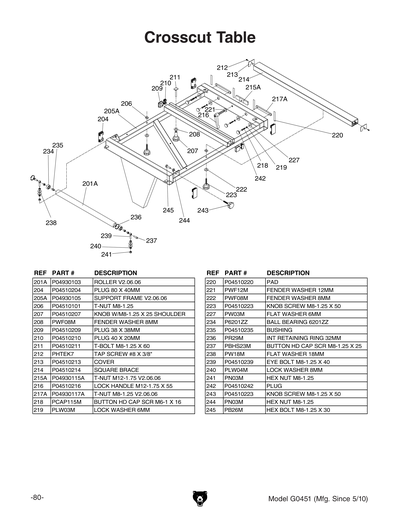 Part Diagram for G0451