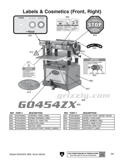 Parts for 20