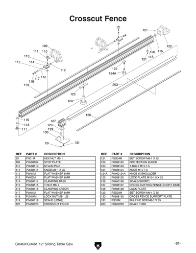Part Diagram for G0460