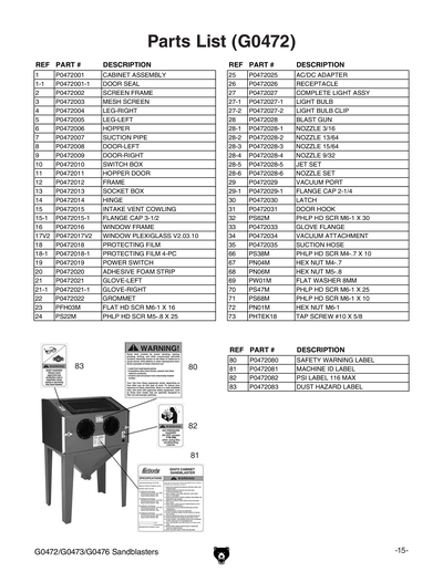 Part Diagram for G0472