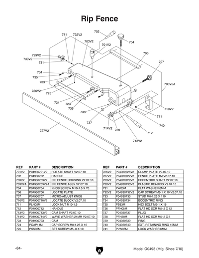 Part Diagram for G0493