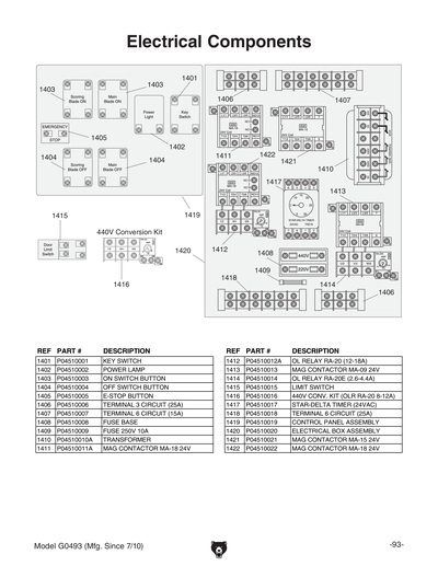 Part Diagram for G0493