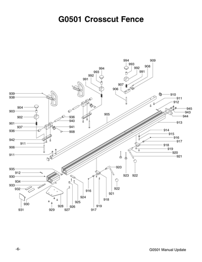 Part Diagram for G0501
