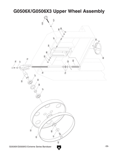 Part Diagram for G0506X3