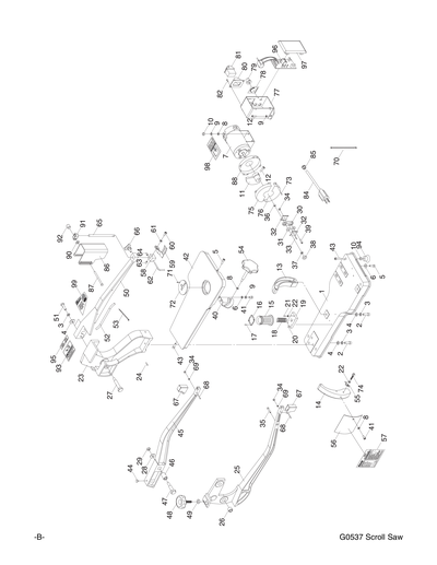 Part Diagram for G0537