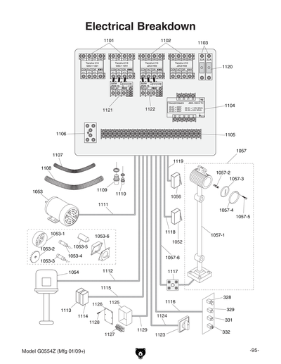 Part Diagram for G0554Z