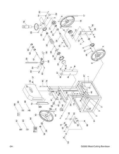 Part Diagram for G0560