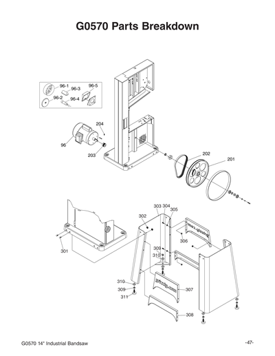 Part Diagram for G0570