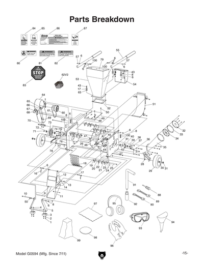 Part Diagram for G0594