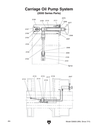 Part Diagram for G0600
