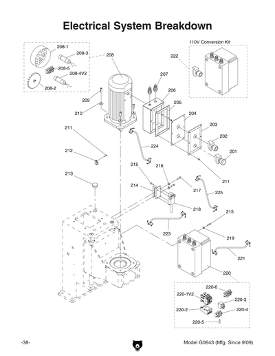Part Diagram for G0643
