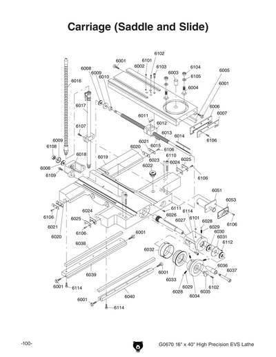 Part Diagram for G0670
