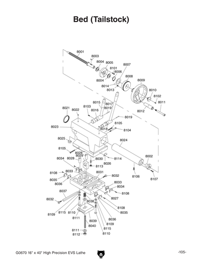 Part Diagram for G0670