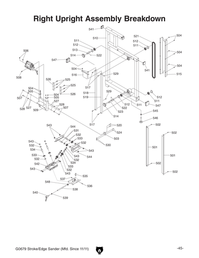 Part Diagram for G0679