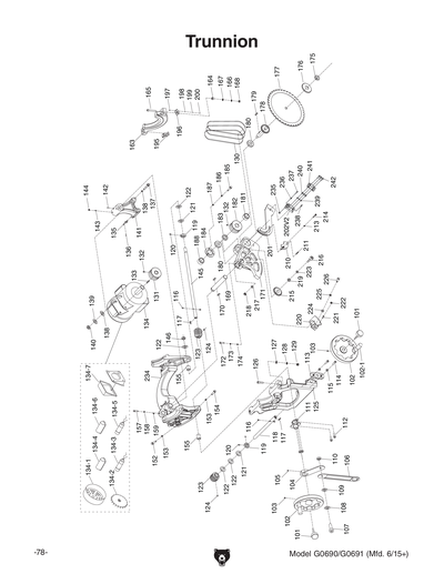 Part Diagram for G0691