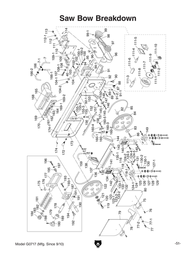 Part Diagram for G0717