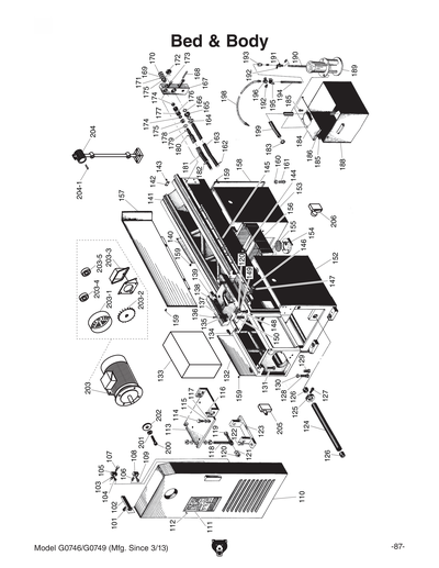 Part Diagram for G0746