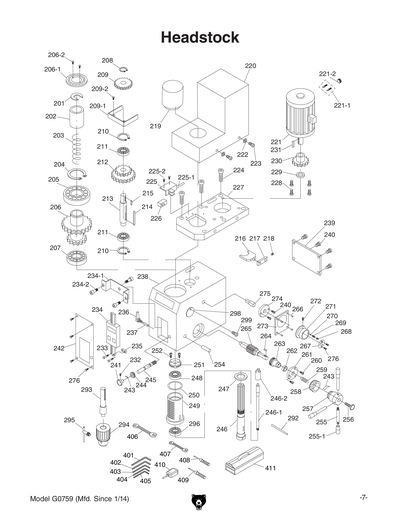 Parts for 7