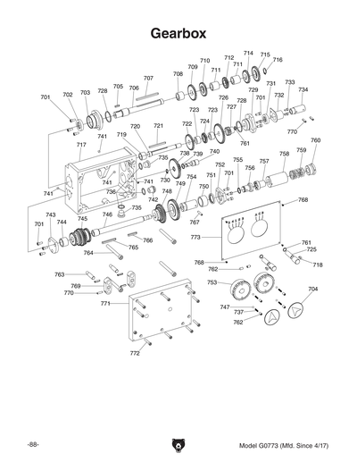 Part Diagram for G0773