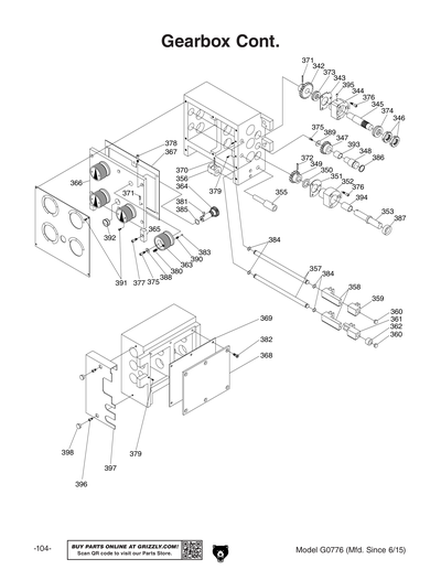 Part Diagram for G0776