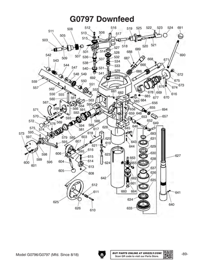 Part Diagram for G0797