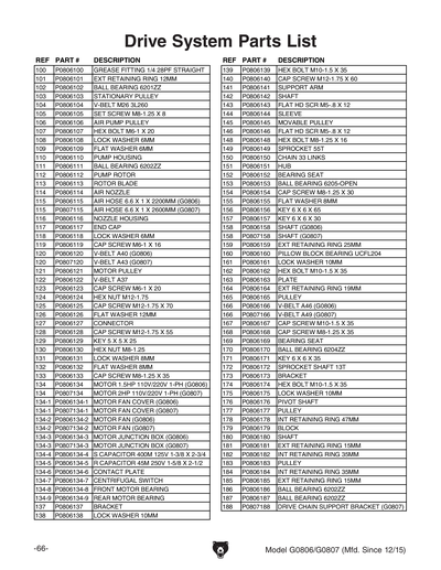 Part Diagram for G0807