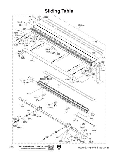Part Diagram for G0853