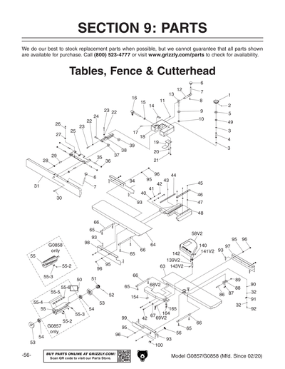 Part Diagram for G0857