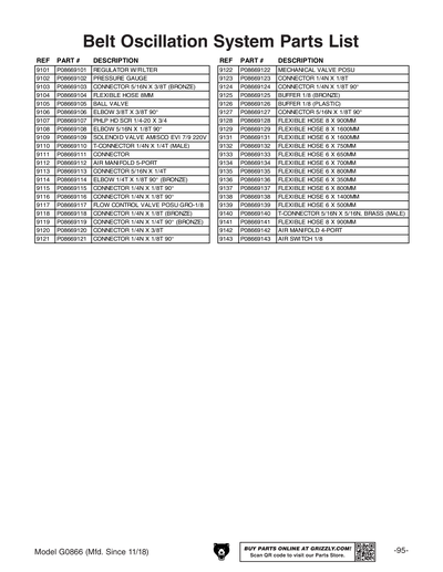 Part Diagram for G0866