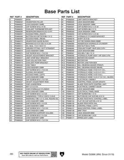 Part Diagram for G0886