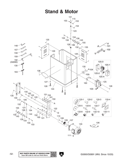 Part Diagram for G0891