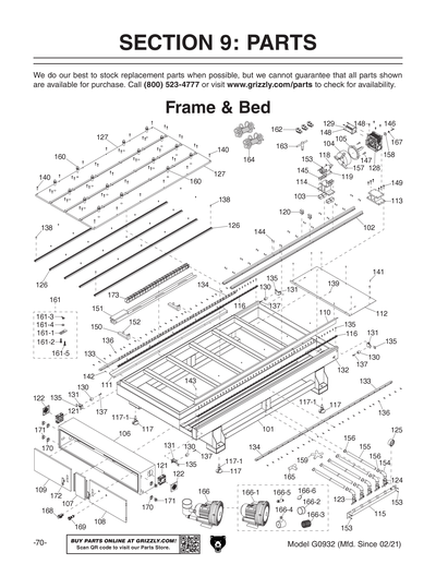 Part Diagram for G0932