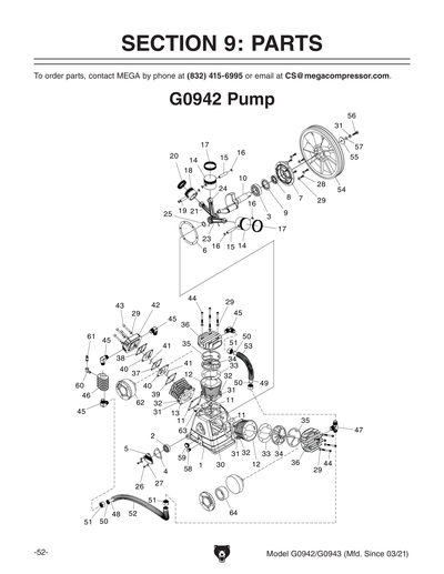 Part Diagram for G0942