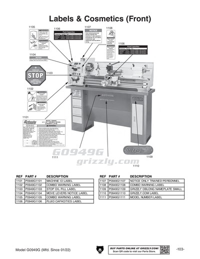 Parts for 12