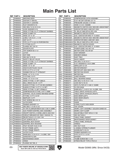 Part Diagram for G0965