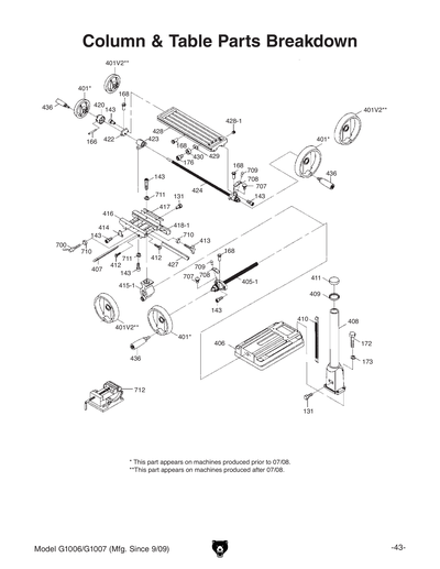 Part Diagram for G1006