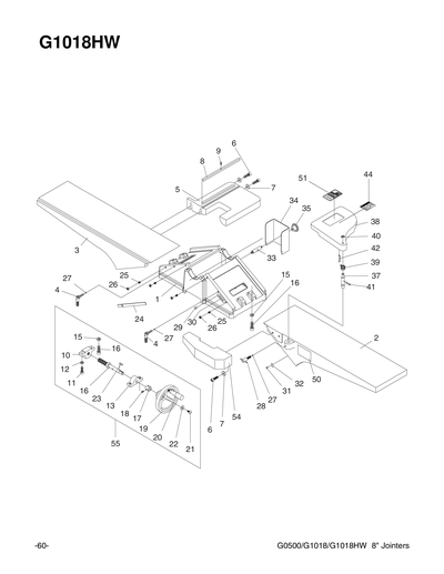 Part Diagram for G1018HW