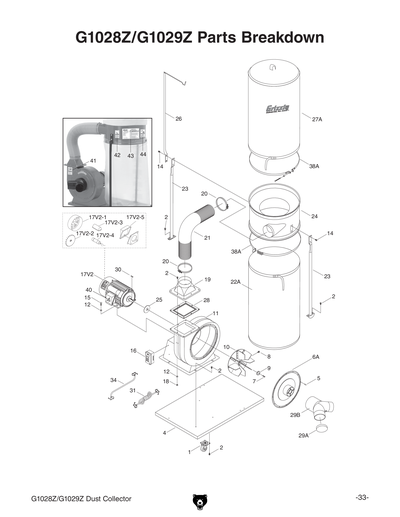 Part Diagram for G1029Z