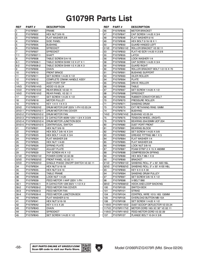 Part Diagram for G1066Z