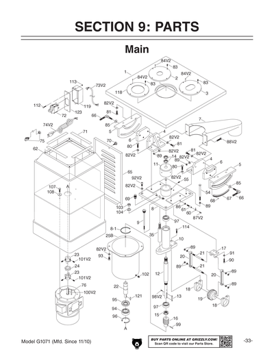 Part Diagram for G1071