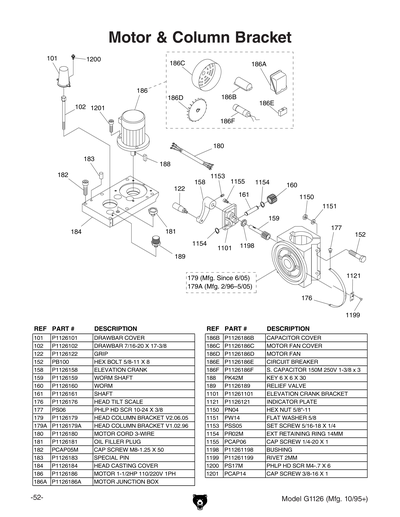 Part Diagram for G1126