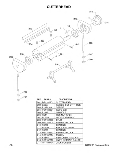 Part Diagram for G1182Z