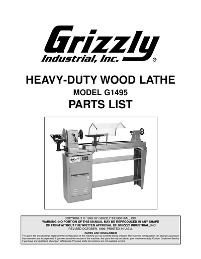 Part Diagram for G1495