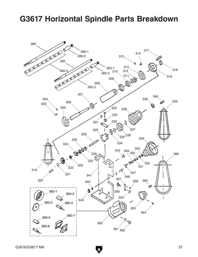 Part Diagram for G3616