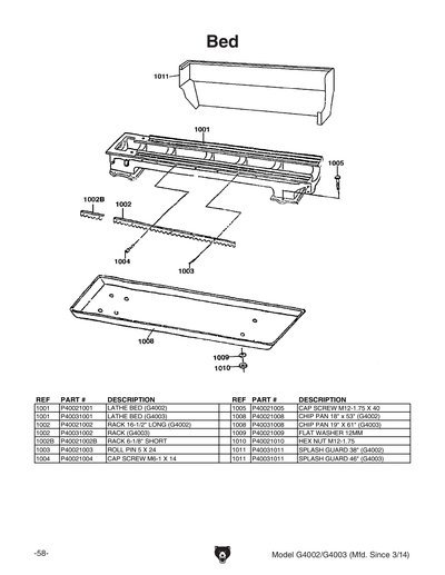 Part Diagram for G4002
