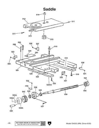 Part Diagram for G4003