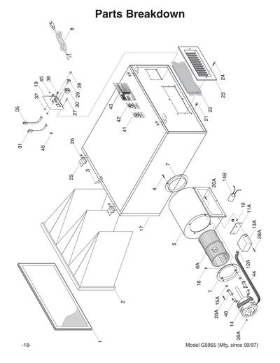 Part Diagram for G5955
